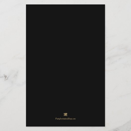 Budget Gold kerstboomversieringen - Black Invitae (Achterkant)