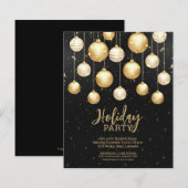 Budget Gold kerstboomversieringen - Black Invitae (Voorkant / Achterkant)