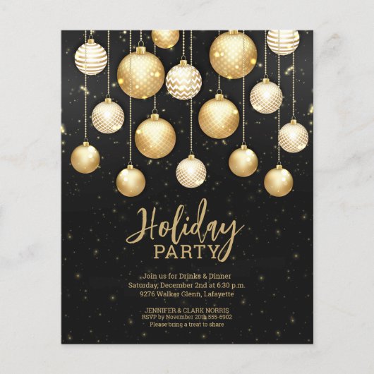 Budget Gold kerstboomversieringen - Black Invitae (Voorkant)
