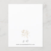 Budget Gold-led Floral Wedding (Achterkant)