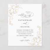 Budget Gold-led Floral Wedding (Voorkant)