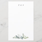 Budget Gold Lijst Flyer Rustic Foliage Wedding (Achterkant)