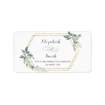 Budget Gold Lijst Flyer Rustic Foliage Wedding