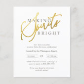 Budget Gold Making Spirits Bright Christmas Party (Voorkant)