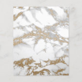 Budget Gold Marble Script Photo Graduparty (Achterkant)