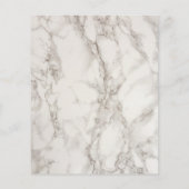 Budget Gold & Marble Typography Graduparty (Achterkant)