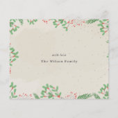 Budget Gold Merry All Photo Holiday Card (Achterkant)