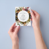 Budget Gold, Paarse blush roze Vrijgezellenfeest b Flyer (Hand)