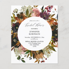 Budget Gold, Paarse blush roze Vrijgezellenfeest b Flyer