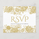 BUDGET/GOLD RSVP Card-Flyer. Flyer (Voorkant)