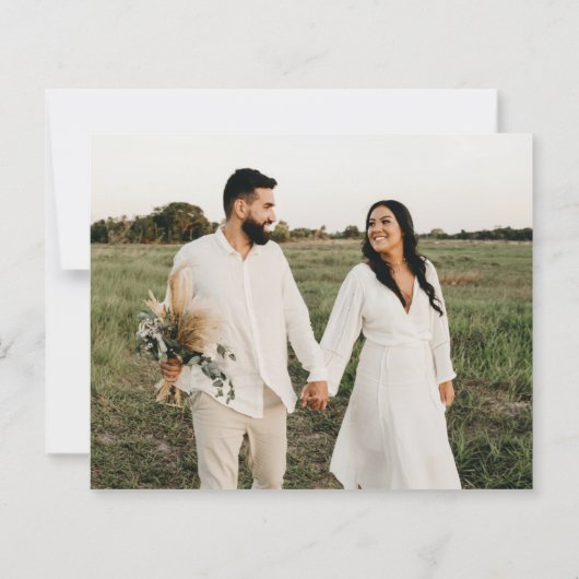 Budget Gold Script 2 Fotohuwelijk Hartelijk dank (Achterkant)