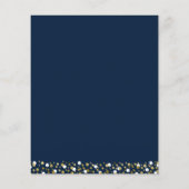 Budget Gold Script Confetti Afstudeerder (Achterkant)