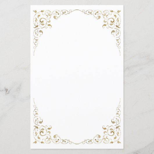 Budget Gold Script Foliage Weduwen Uitnodiging (Achterkant)