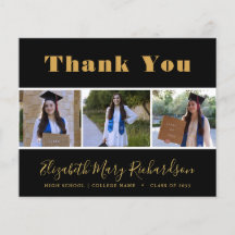 BUDGET Gold Script Modern 3 Photo Afstudeerder Har