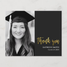 BUDGET Gold Script Moderne Photo Afstudeerder Hart