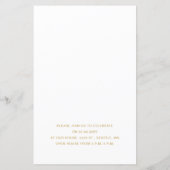 Budget Gold Script Photo Afstuderen Aankondiging (Achterkant)