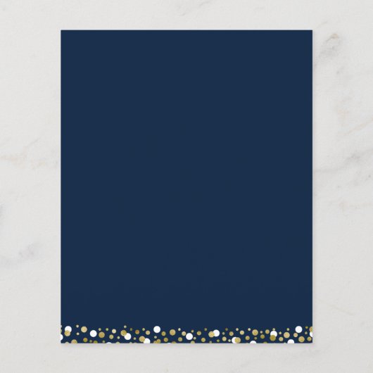 Budget Gold Script Photo Afstuderen Aankondiging (Achterkant)