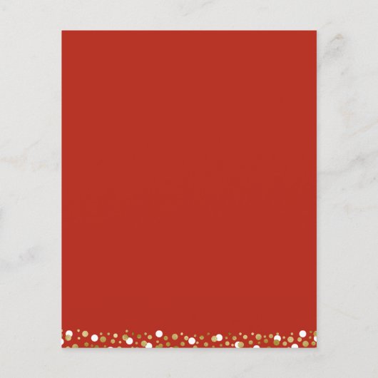 Budget Gold Script Photo Afstuderen Aankondiging (Achterkant)