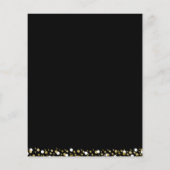 Budget Gold Script Photo Afstuderen Aankondiging (Achterkant)