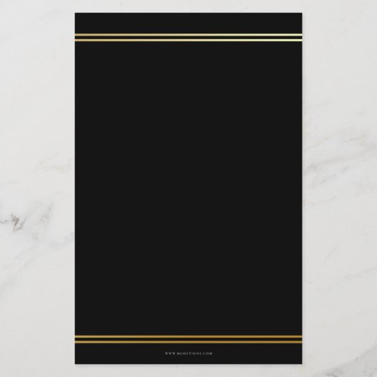 Budget Gold Script Photo Afstuderen Invitation (Achterkant)