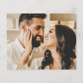 Budget Gold Script Photo Collage Weddenschap Bedan (Achterkant)