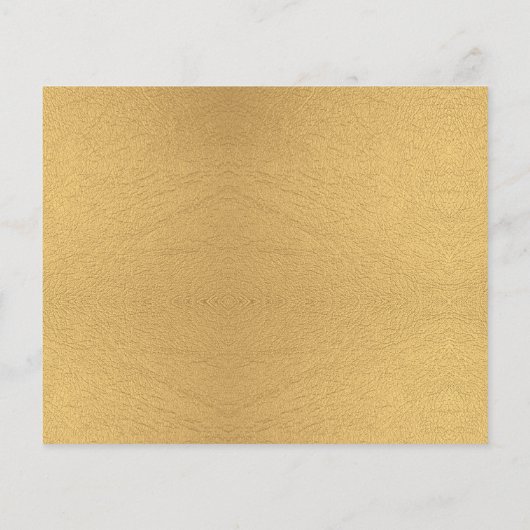 Budget Gold Simple Merry-kerstfoto-feestdag (Achterkant)