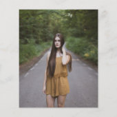 Budget Gold Tassel Photo Afstuderen Invitation (Achterkant)