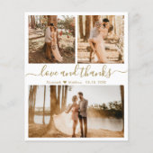 Budget Gold White Collage Weddenschap Hartelijk da (Voorkant)