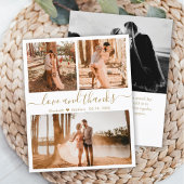 Budget Gold White Collage Weddenschap Hartelijk da