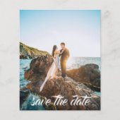 Budget Golden Beach Anchor Photo Save the Date (Voorkant)