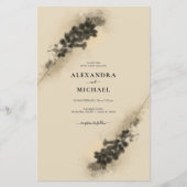 Budget Golden Lavender Flowers Weddenschap (Voorkant)