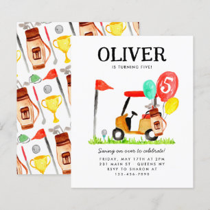 Budget Golfkar Bag Balloon Kinder Golfer Verjaarda