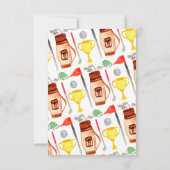 Budget Golfkar Bag Balloon Kinder Golfer Verjaarda Notitiekaartje (Achterkant)