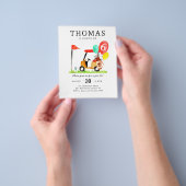 Budget Golfkar Bag Balloon Kinder Par-t-shirt Verj Flyer (Hand)