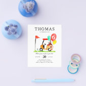 Budget Golfkar Bag Balloon Kinder Par-t-shirt Verj Flyer (Enkel)