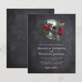 Budget Gothic Skull Floral Wedding (Voorkant / Achterkant)
