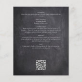 Budget Gothic Skull Floral Wedding (Achterkant)