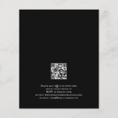 Budget Gothic tot de dood maken ons deel QR bruilo (Achterkant)