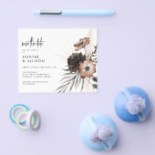 BUDGET Gotische Boho Save the Date Flyer (Enkel)