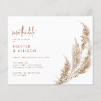 BUDGET Gotische Boho Save the Date Flyer