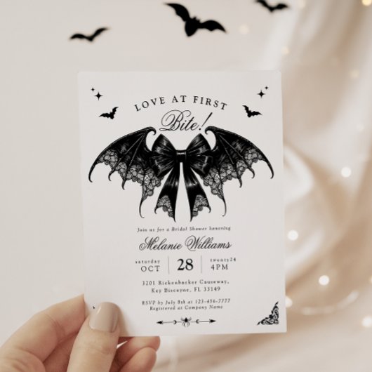 Budget Gotische Bruids Douche Uitnodiging Flyer