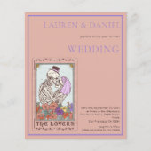 Budget Gotische Tarot Kaart QR Code Bruiloft (Voorkant)