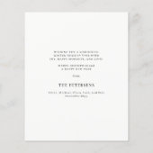 Budget goud Kerstmis foto kerstkaart (Achterkant)