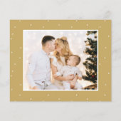 Budget Goud Script 5 Foto Kerstvakantie Flyer (Achterkant)