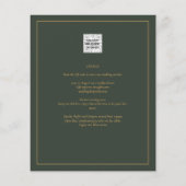 BUDGET Goud Tekst Script Elegant Modern (Achterkant)