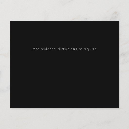 BUDGET goud wit zwart Eenvoudig RAVP (Achterkant)