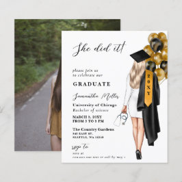 Budget goud zwart verpleegster ze deed het Afstude