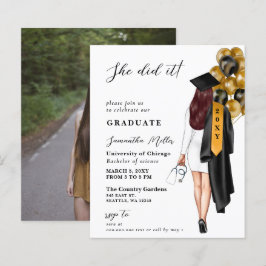 Budget goud zwart verpleegster ze deed het Afstude