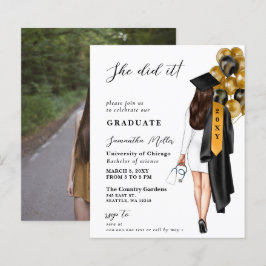 Budget goud zwart verpleegster ze deed het Afstude