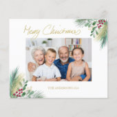 Budget Gouden Bessen Foto Kerstmis (Voorkant)